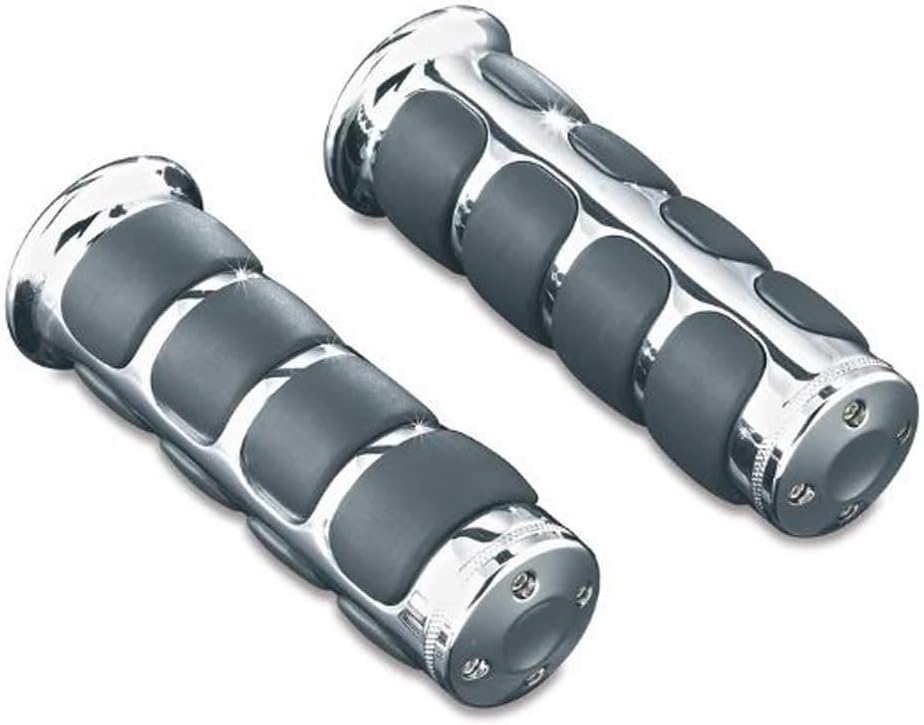 Kuryakyn 1 Paar Premium ISO Lenkergriffe für elektronische Drosselklappensteuerung 2014-19 Harley-Da