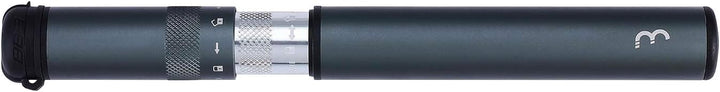BBB Cycling Fahrradpumpe Samurai Mini-pumpe Für Fahrradreifen BMP-50, Grau, M