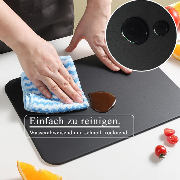 TPU Schneidebrett Extra Large rutschfest und leicht zu reinigen spülmaschinenfest BPA-frei fühlt sic