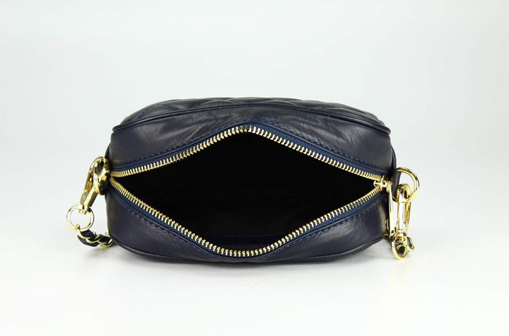 Belli italienische Echt Nappa Leder Abendtasche Damentasche kleine Umhängetasche zum Ausgehen gestep