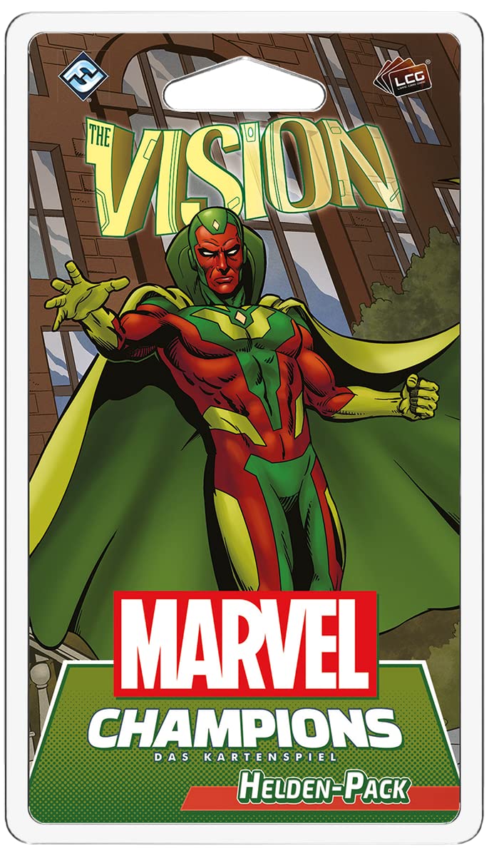 Fantasy Flight Games, Marvel Champions: LCG – Vision, Helden-Erweiterung, Expertenspiel, Kartenspiel
