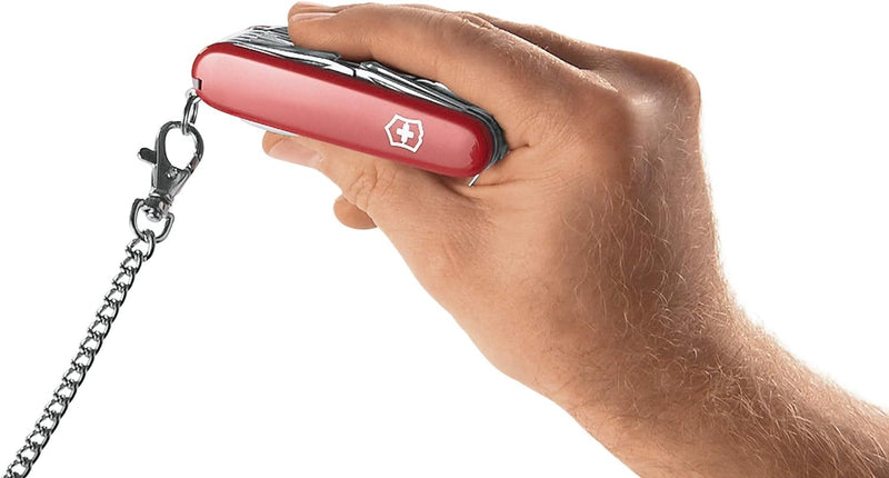 Victorinox Taschenmesser Signature Lite (7 Funktionen, Kugelschreiber, LED-Licht) Rot, Rot