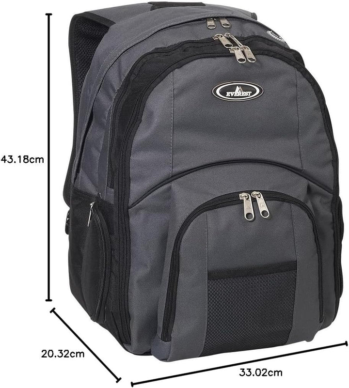 Everest Gepäck Laptop Rucksack, Charcoal/schwarz (grau) - 7045LT-CCA/BK Einheitsgrösse Charcoal/Schw