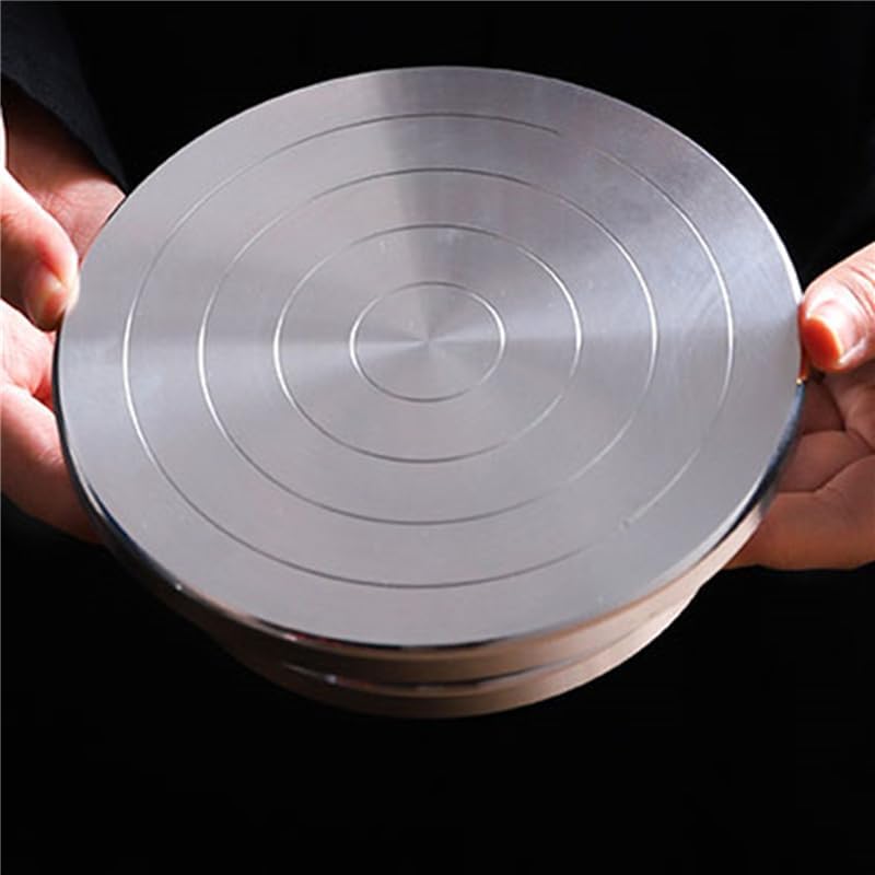 15/20/25/30CM Töpferscheibe Aluminium-Drehscheibe DIY Tonwerkzeuge Doppelseitige Kuchenkeramik-Drehs