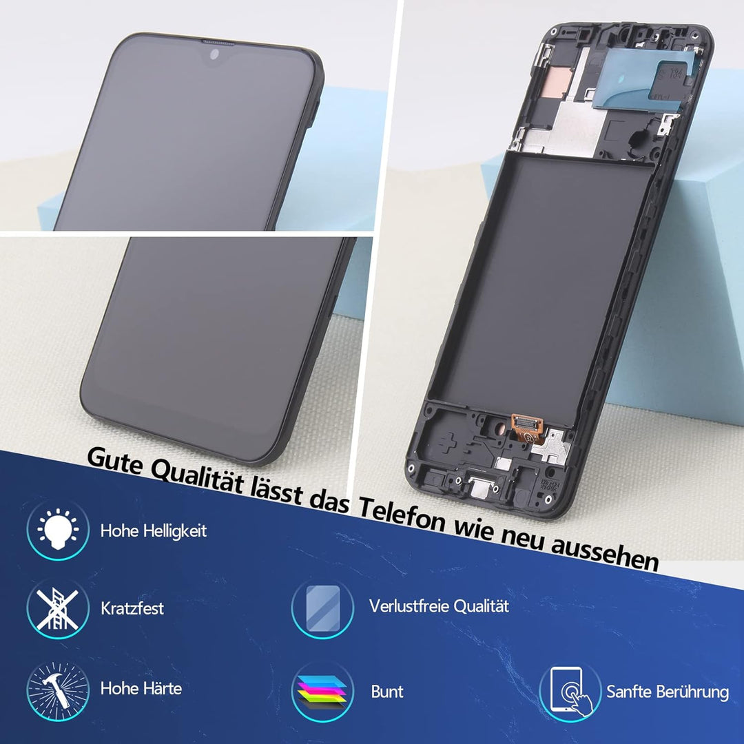 RongZy Ersatz Display Kompatibel für Samsung Galaxy A30S A307 Touchscreen Bildschirm Digitizer Glas