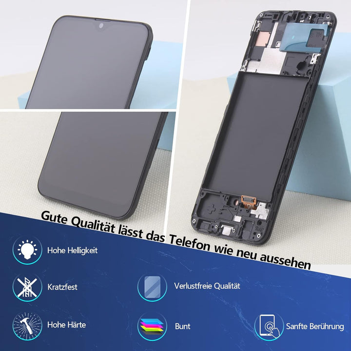 RongZy Ersatz Display Kompatibel für Samsung Galaxy A30S A307 Touchscreen Bildschirm Digitizer Glas