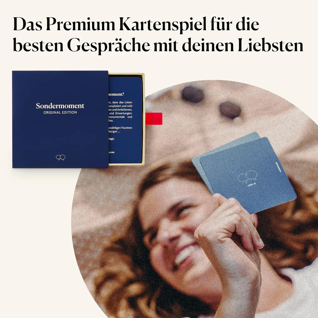 Sondermoment Original Edition 3er Set - Fragespiel für Familie, Freunde, Paare, Kollegen | Gesellsch