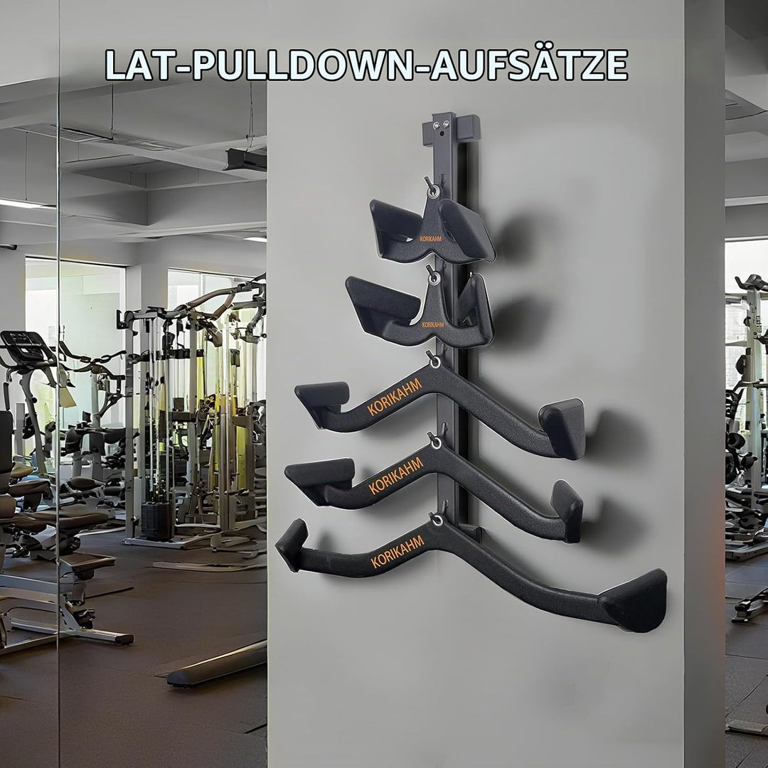 Ergonomic Design Lat Pull down Bar Grip Handle, Lat Pulldown Attachments, Strength Trainer for Athle