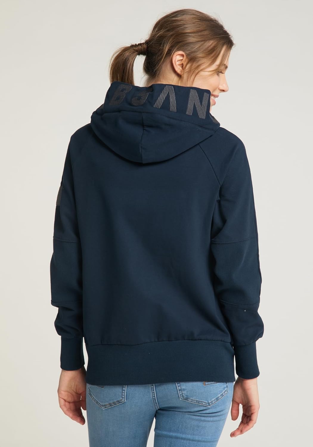 Elbsand Kelda Damen Sweatjacke mit Kapuze, Zip-Jacke, Reissverschluss, XS Coldwater