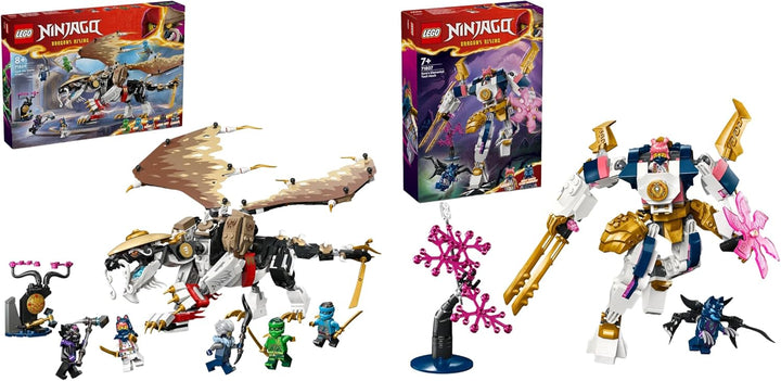 LEGO NINJAGO Egalt der Meisterdrache, Ninja-Set mit Drachen-Spielzeug und 5 Figuren & NINJAGO Soras