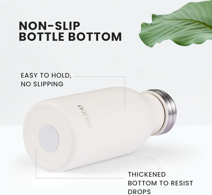 Trinkflasche Thermo Edelstahl 350ml für Heisse und Kalte Getränke für Büro Sport Outdoor Camping CRE