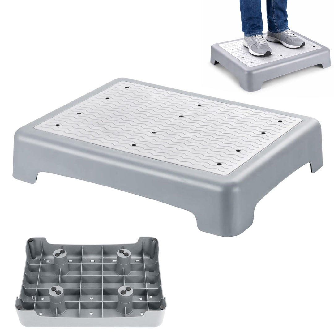 Anti-Rutsch Halbstufe, One Step Stool für Senioren, Trittstufe Bis 200 Kg, Einstiegshilfe für Senior