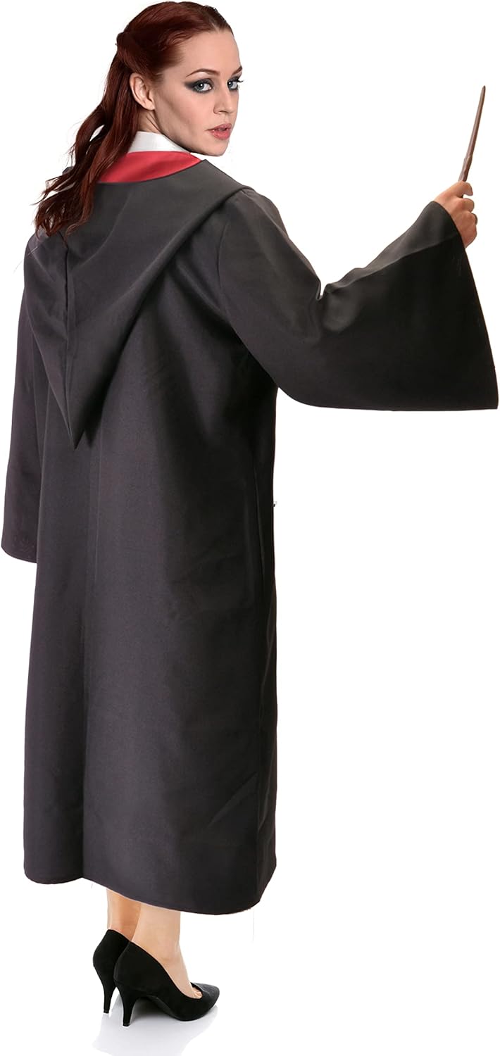 Ciao- Cloak Cape Tunic Deluxe official Harry Potter Wizarding World (One size adult) with embroidere