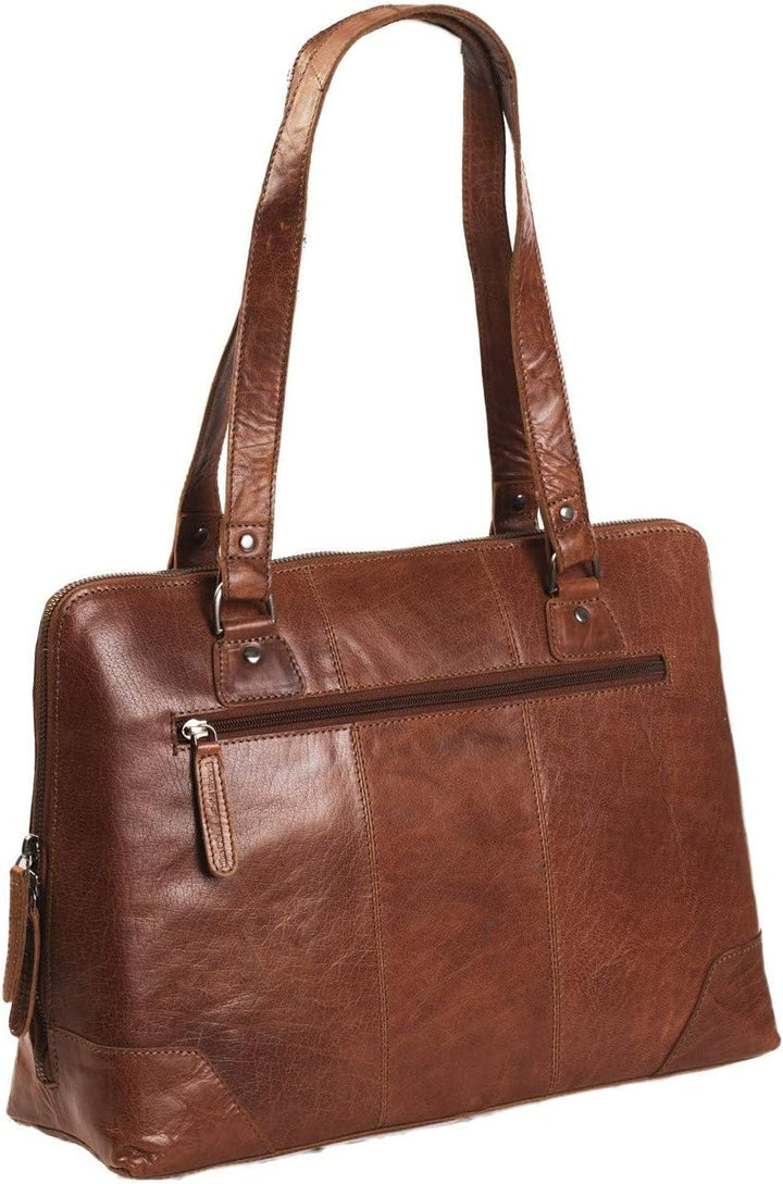 The Chesterfield Brand Resa - Schultertasche 13" 38 cm Cognac, Cognac