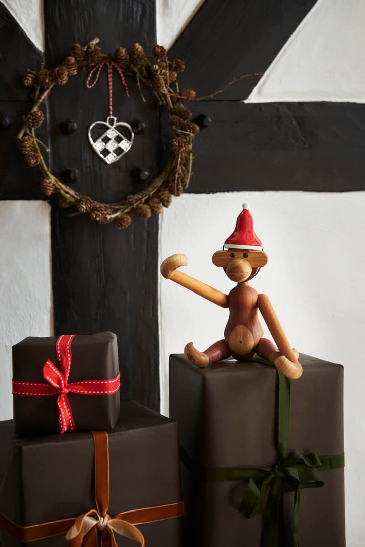 Kay Bojesen Zipfelmütze klein Figuren 10 cm Weihnachtsdekoration, rot H10 cm, H10 cm