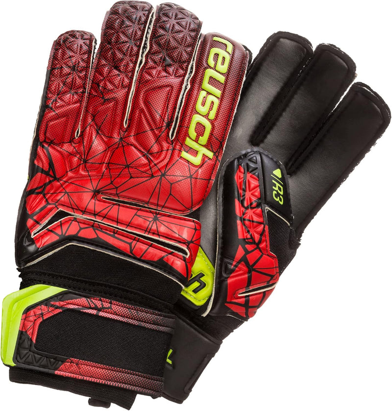 Reusch Herren Fit Control R3 Torwarthandschuhe 8 black/fire red, 9.5