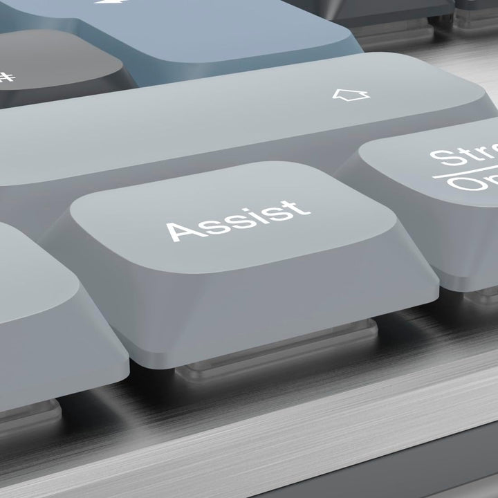 Hama mechanische Tastatur kabellos (Multi-Device 1x Funk, 2X Bluetooth für PC, Laptop, Tablet, Gamin