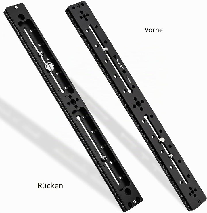 Haoge HQR-400 400 mm Mehrzweck-Schnellwechselplatte für Kamerastativ, Kugelkopf, Klemme für Arca Swi