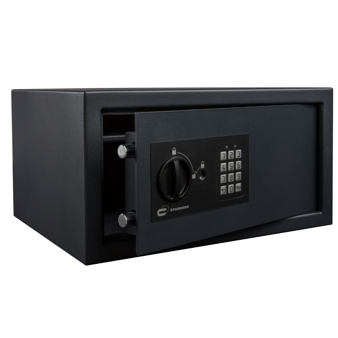 STANDERS - Elektronischer Safe - 28L - 35 x 44 x 23 cm - Wandtresor - Code-Safe - 2 Sicherheitsschlü