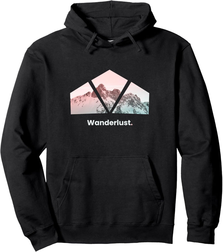 Wanderlust | Statement Kleidung Pullover Hoodie