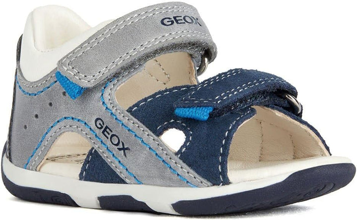 Geox Jungen B Tapuz Boy Sandal 18 EU Grey Navy, 18 EU Grey Navy