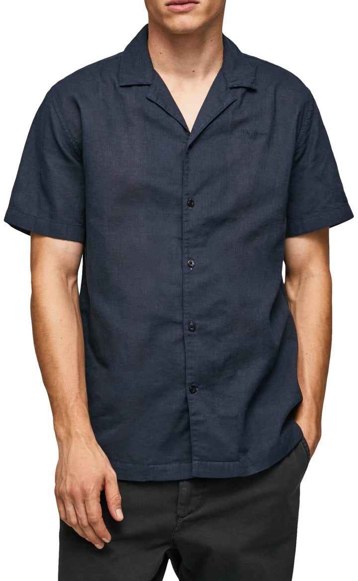 Pepe Jeans Herren Lastingham Shirt, Blue (Dulwich)