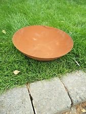 Zen Man Garteninspiration Feuerschale 35cm Durchmesser echter Rost