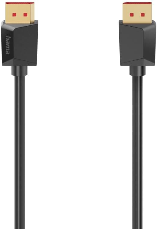 Hama DisplayPort-Kabel, DP 2.1, Ultra-HD 8K, 40 Gbit/s, 2,00 m