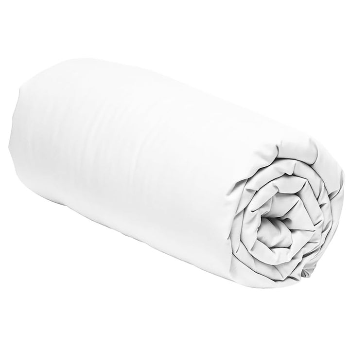 Duquennoy &amp; Lepers - Spannbettlaken, Spannhöhe: 30 cm, Perkal, 80 Fäden/cm², 160 x 200 cm, Weiss 160