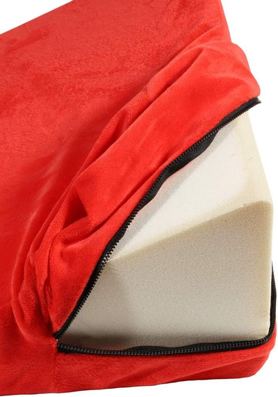 Keilkissen für Bett und Sofa aus Schaumstoff mit Abnehmbarem und Waschbarem Gesteppte Abdeckung,Rück