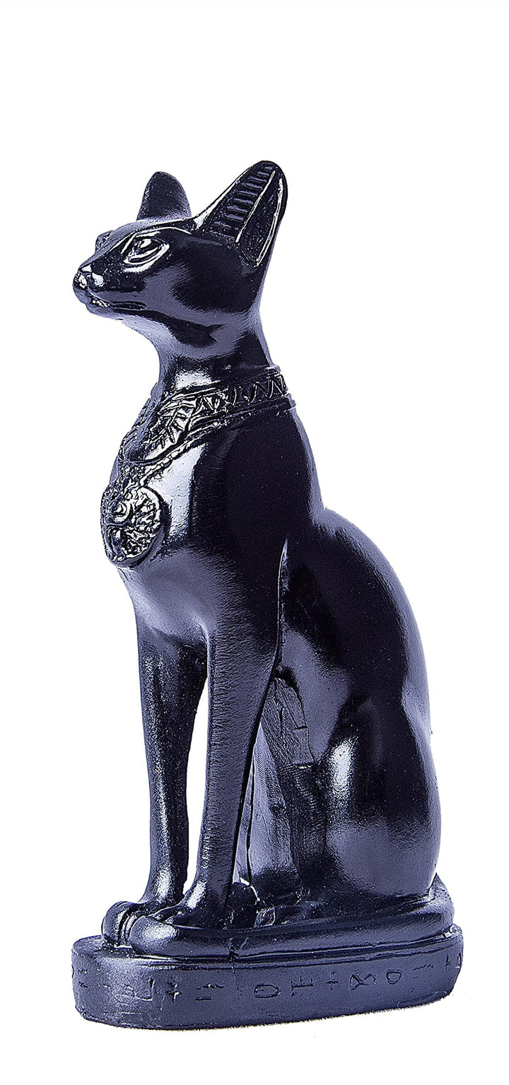 EASCHEER Ägyptische Katzengöttin Bastet, Statue, ägyptische Dekoration, 1 Stück (10,7 cm / 4,2 Zoll,