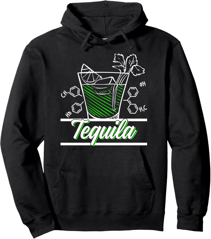 Lustiger Tequila Wissenschaftler Bildung Chemiker Geek Nerd Pullover Hoodie
