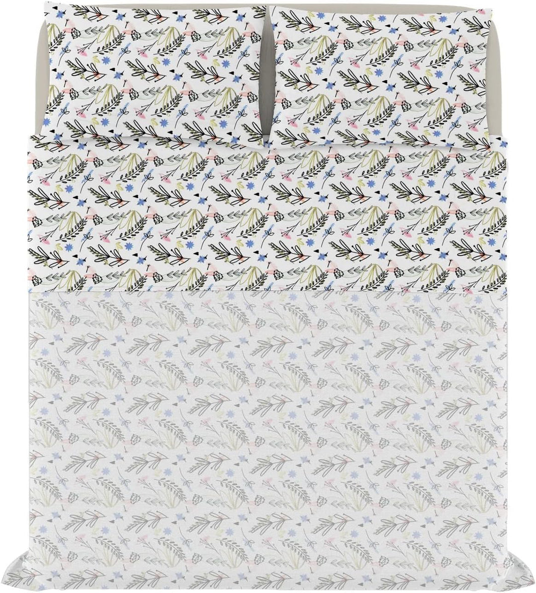 Italian Bed Linen MB Home Italy “Fantasy” Bettwäsche-Set, Provenza, Doppelbett Provenza Doppelbett,
