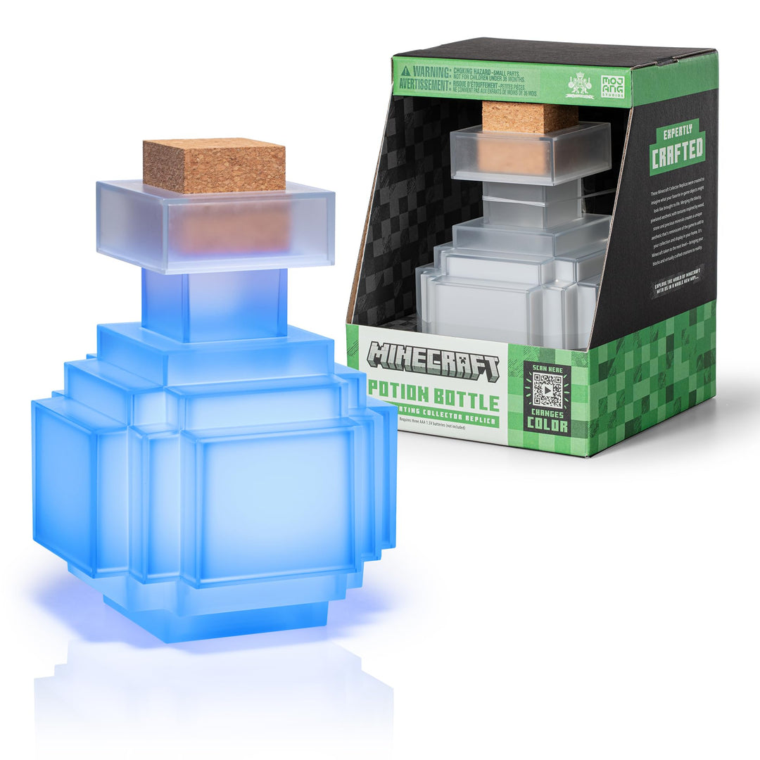 The Noble Collection Minecraft Trank Flasche LED Farbwechsel