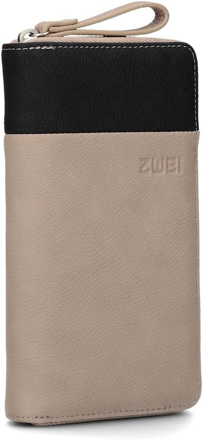 Zwei Eva Wallet EV2 Cappuccino Unisex Erwachsene, Cappuccinofarben, Talla única, Casual, Cappuccino