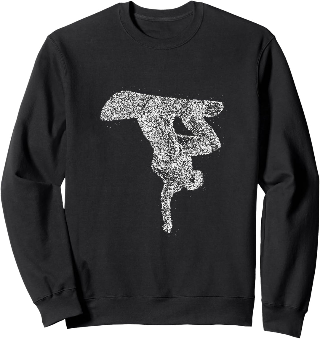 Snowboarder Winter Urlaub Berg Piste Snowboard Sweatshirt