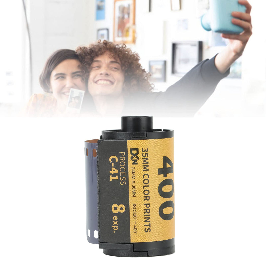 35mm Farbnegativfilm ISO 400, 8 Blatt – Hochauflösender Film mit feiner Körnung für 135 Kameras, ide