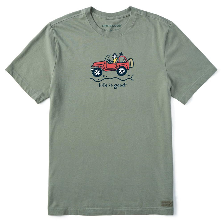 Life Is Good Herren Vintage Crusher Graphic T-Shirt Good Catch Fish T-Shirt XL Offroad Jake – Moosgr