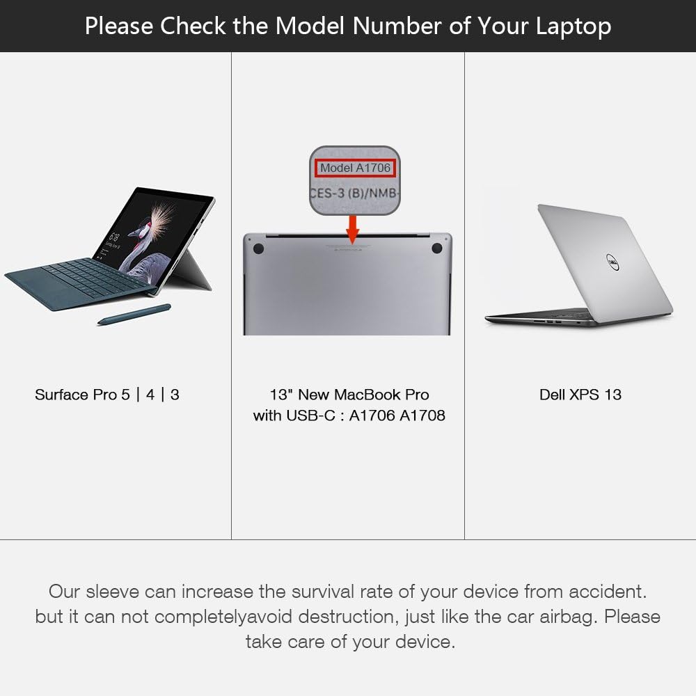 A14 Laptop-Hülle für Surface Silbergrau 12.3 Inch, Silbergrau 12.3 Inch