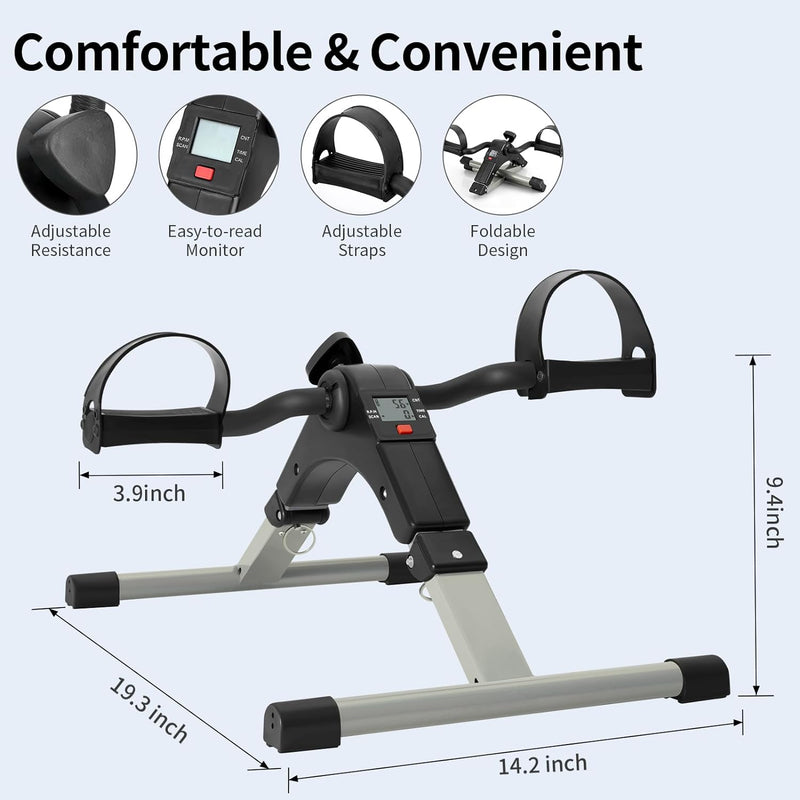 AGM Mini-Heimtrainer Fahrrad, Arm und Beintrainer Fitnesstrainer, Fitness, Hometrainer Bewegungstrai