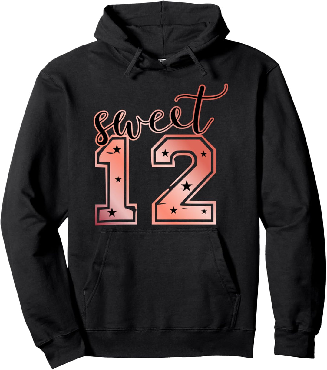 12ter Geburtstag Mädchen Geschenk zum 12. Geburtstag Langarm Pullover Hoodie