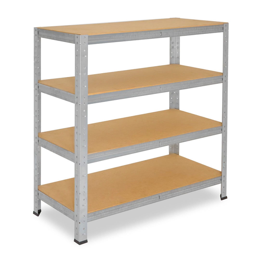 shelfplaza® 90x120x40cm Home Schwerlastregal verzinkt/Metallregal mit 4 Böden/Kellerregal Metall, Ga