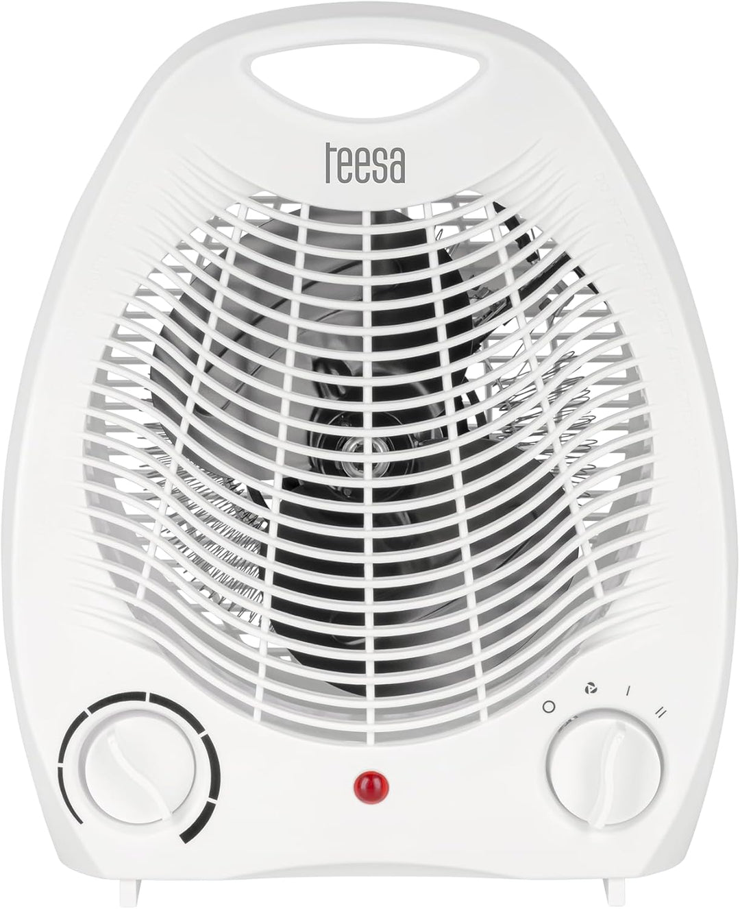 Teesa TSA8025 Heizlüfter 3 Funktionsmodi, 2 Heizstufen (1000W, 2000W), einstellbarer Thermostat, Übe