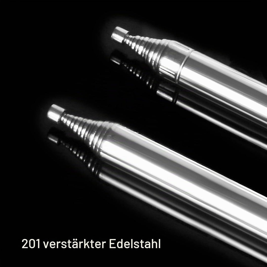 Sorandy Teleskopantenne aus Robustem Edelstahl, 5,6 M, für Heimwerker, M10-Schnittstelle, Magische -