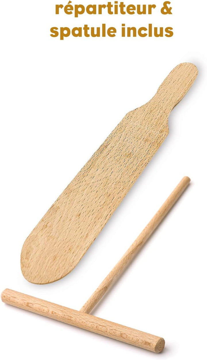 LITTLE BALANCE 8538 Celtic Chef Crêpes-Pfanne 3 in 1 Crêpes-Pfanne, Pfannkuchen, Plancha, XXL-Platte