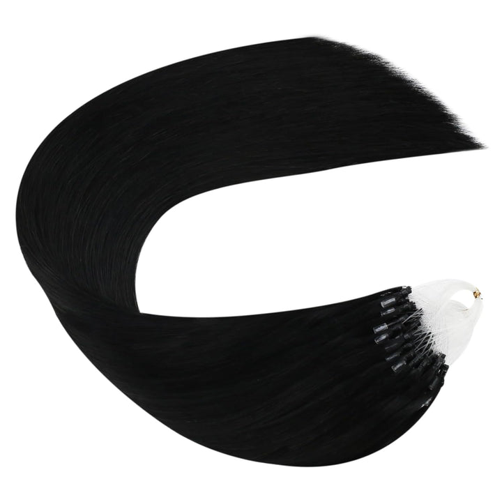 Ugeat Bondings Extensions Echthaar 40cm Microring Extensions Human Hair 50Gramm Microring Extensions