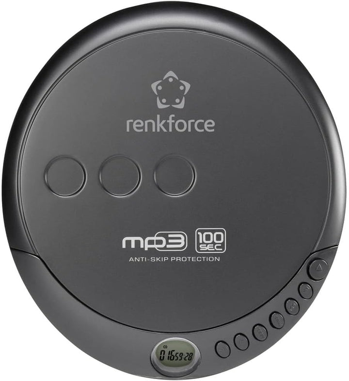 Renkforce RF-CDP-200 Tragbarer CD-Player CD, MP3 Schwarz
