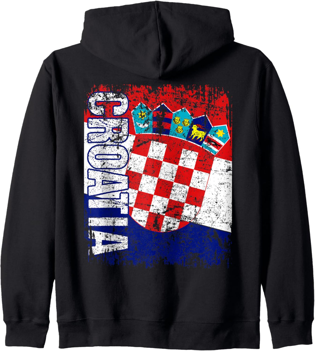 KROATIEN Flagge Damen Herren Kinder KROATIEN Kapuzenjacke