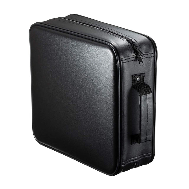 SANWA CD Tasche 320 Kapazität, Tragbare CD/DVD/Blu-ray Aufbewahrung mit Reissverschluss und Griff, H