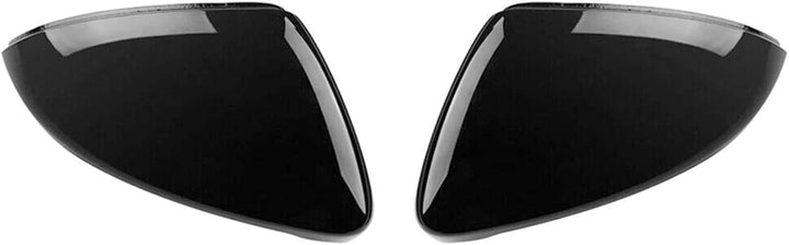 GSRECY Rückspiegel Abdeckkappen Kompatibel mit Golf 7 Mk7 7.5 GTI Gtd R L E-Golf 2013-2017 (Schwarzg